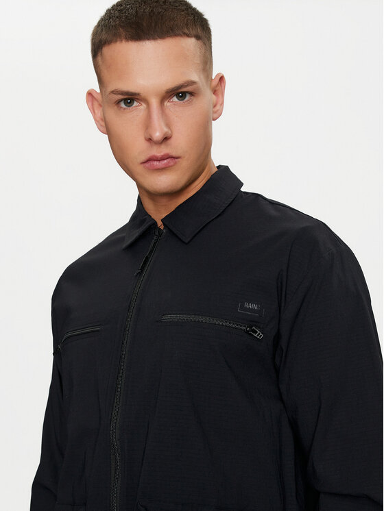 Rains Rains Košulja Tomar Overshirt 19320 Crna Regular Fit