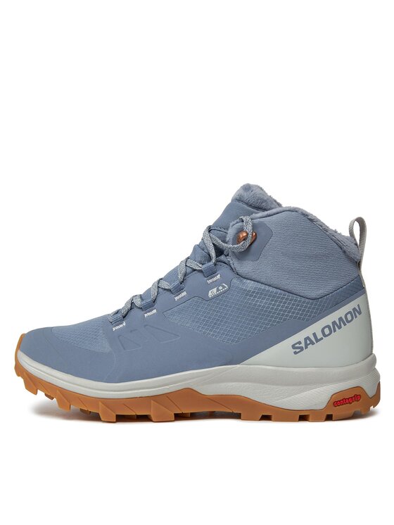 Salomon Salomon Trekking čevlji Outsnap Climasalomon™ Waterproof L47289900 Modra