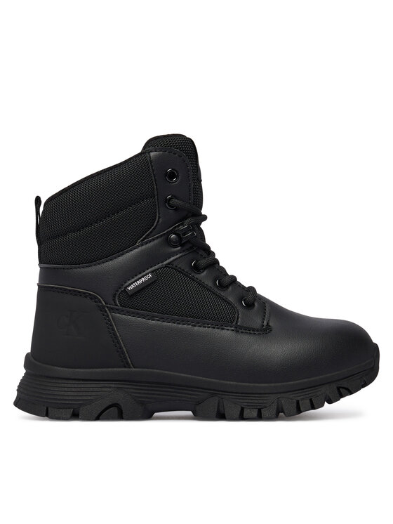 Calvin Klein Cizme de zăpadă Lace-Up Bootie V3X5-83190-1485 S Negru