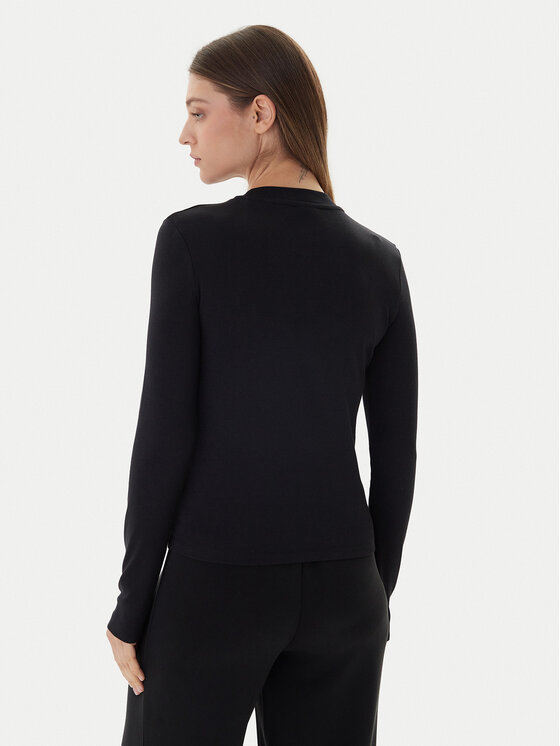 Guess Guess Блуза V6RI00 KD741 Черен Slim Fit