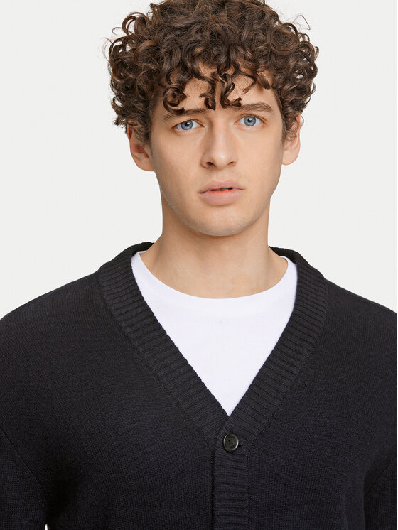 Lindbergh Lindbergh Кардиган 30-800223 Чорний Comfort Fit