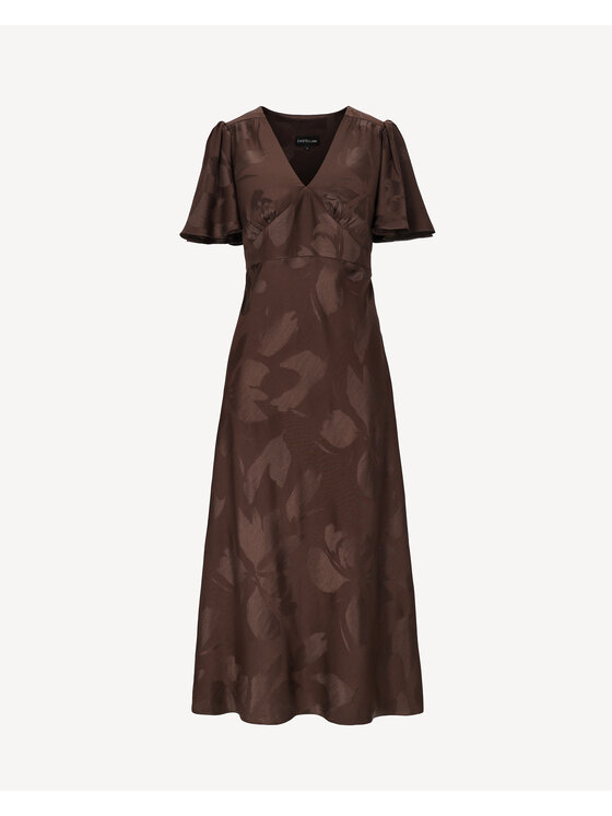 Castellani Castellani Sukienka codzienna Sukienka Sylvi Brązowy Regular Fit