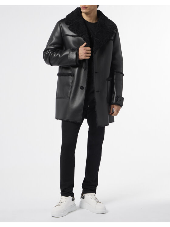 PHILIPP PLEIN PHILIPP PLEIN Cappotto 28617 Nero Short Fit