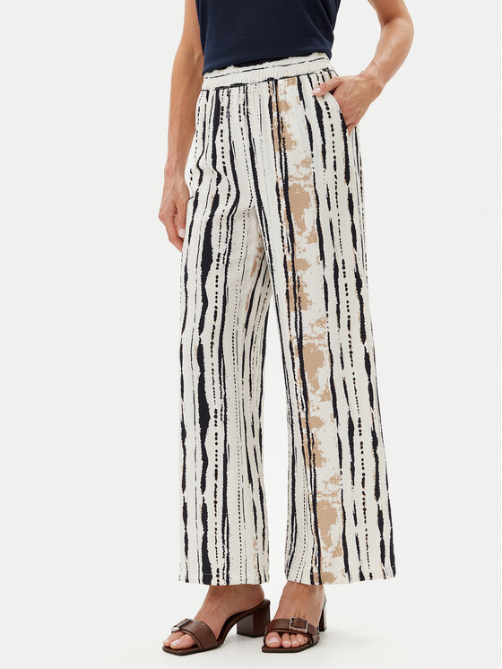 JDY JDY Штани з тканини Troya 15339132 Білий Wide Leg