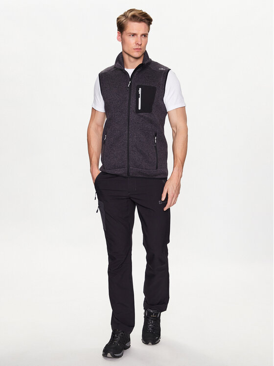 CMP CMP Prsluk 3H60947N Crna Regular Fit