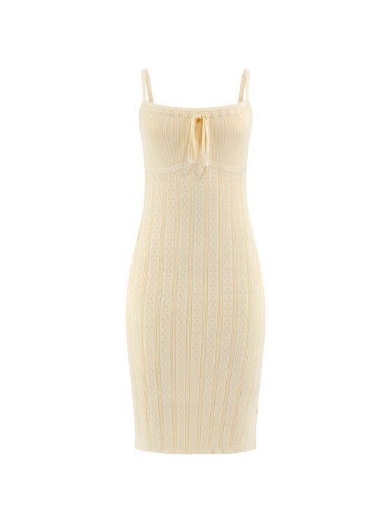Guess Guess Každodenní šaty 173303 Béžová Classic Fit