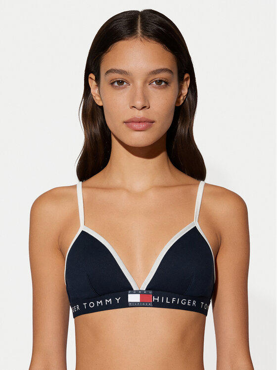 Tommy Hilfiger Tommy Hilfiger Bralette melltartó UW0UW06271 Sötétkék