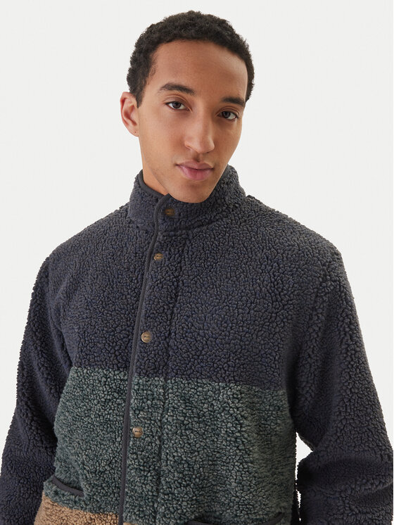 RVCA RVCA Πουκαμισοτζάκετ EVYFT00108 Σκούρο μπλε Regular Fit