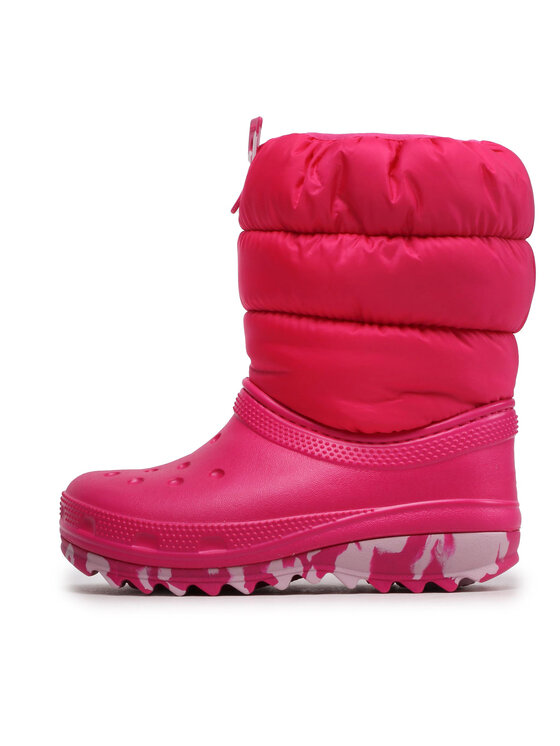 Crocs Crocs Śniegowce Classic Neo Puff Boot K 207684 Różowy