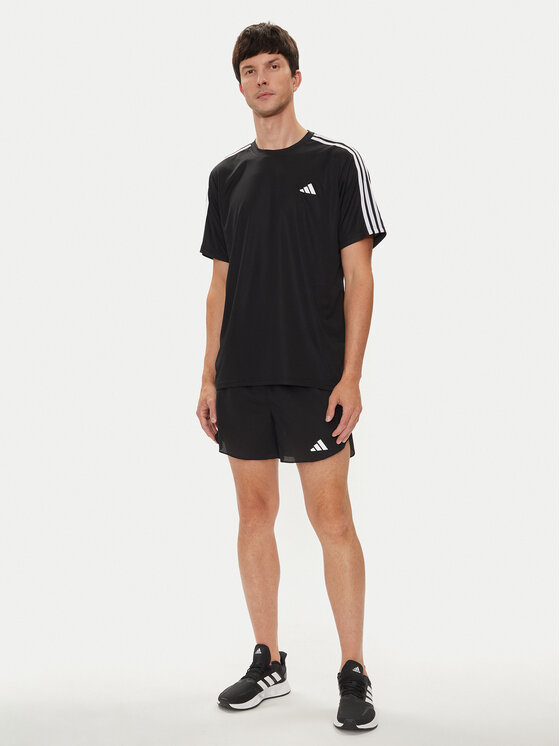 adidas adidas Funkční tričko Train Essentials 3-Stripes IB8150 Černá Regular Fit