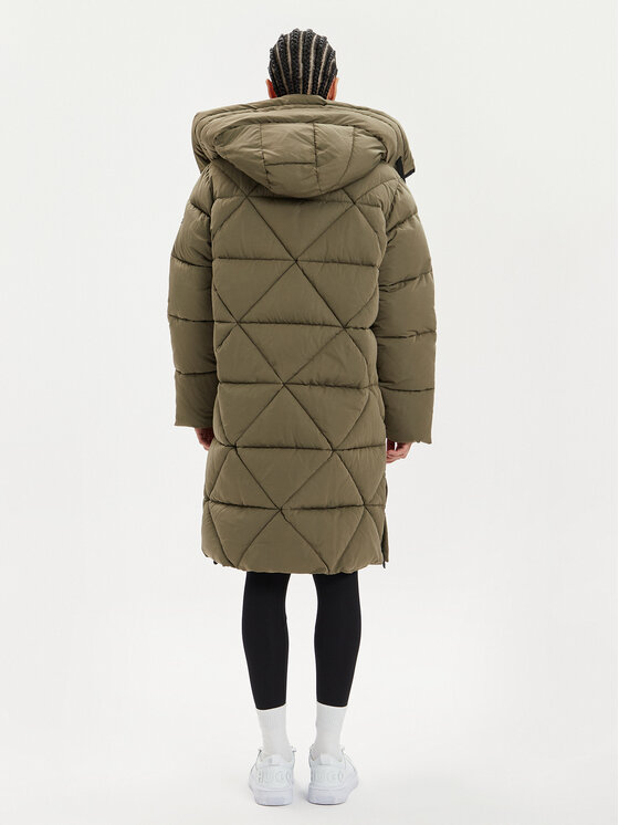 REPLAY REPLAY Зимно яке W7664R.000.84466 Зелен Relaxed Fit