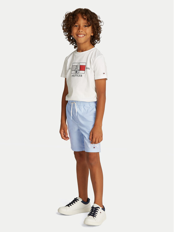 Tommy Hilfiger Tommy Hilfiger Szorty sportowe KB0KB09642 Błękitny Regular Fit