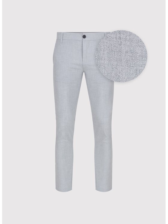 Pako Lorente Pako Lorente Spodnie materiałowe P25SF-WX-009 Szary Slim Fit