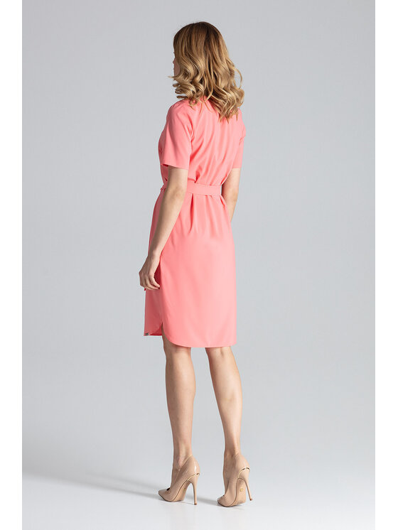 FIGL FIGL Φόρεμα M669 Ροζ Regular Fit