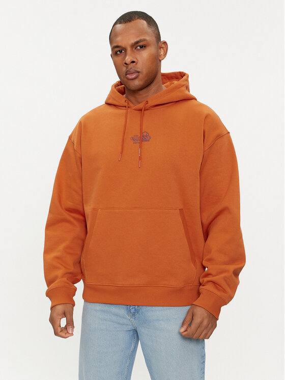 Ellesse Ellesse Majica dugih rukava Piattino Oh Hoody SHP16118 Narančasta Regular Fit