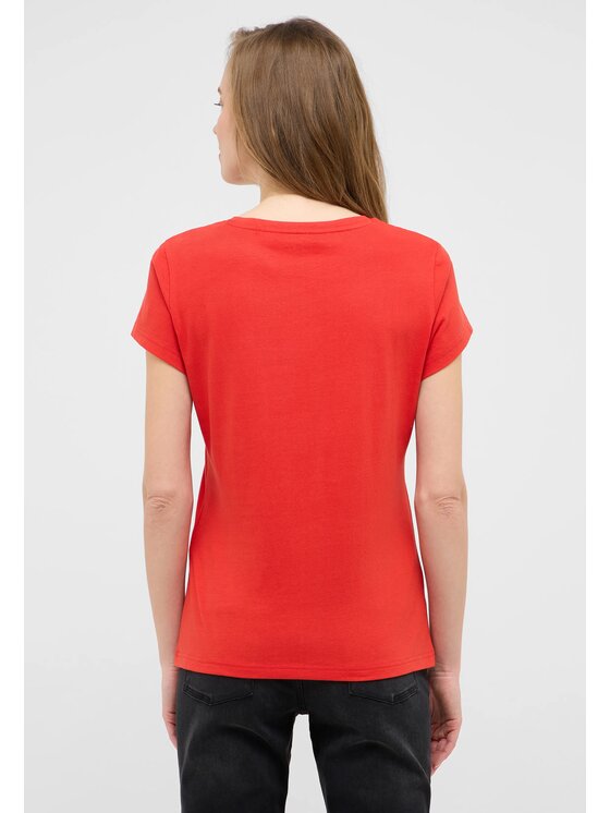 Mustang Mustang T-shirt Style Loa Rosso Regular Fit