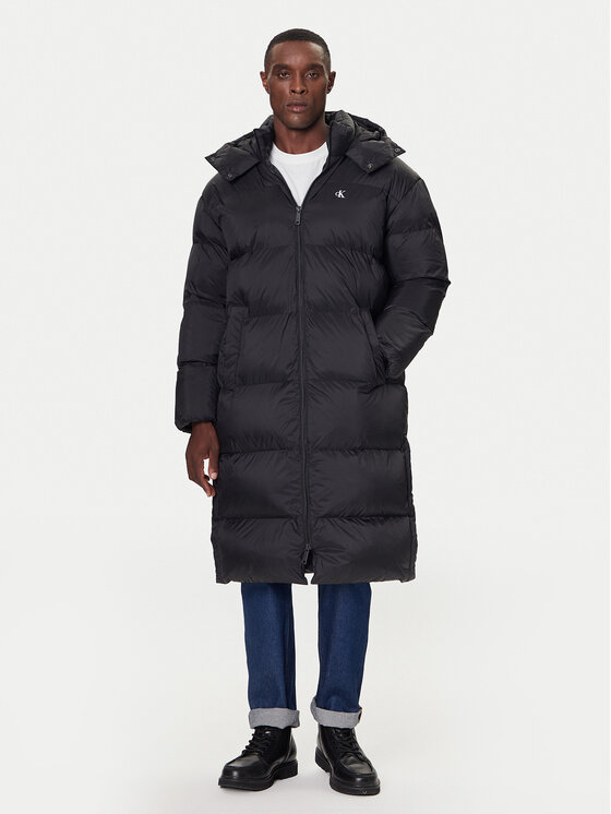 Calvin Klein Jeans Calvin Klein Jeans Зимове пальто LV04RD518G Чорний Regular Fit