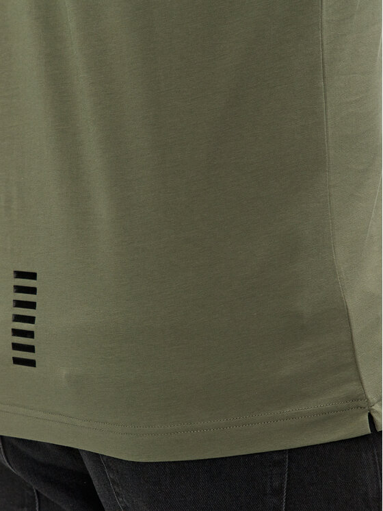 EA7 Emporio Armani EA7 Emporio Armani Тениска с яка и копчета 8NPF05 PJM5Z 1846 Зелен Regular Fit