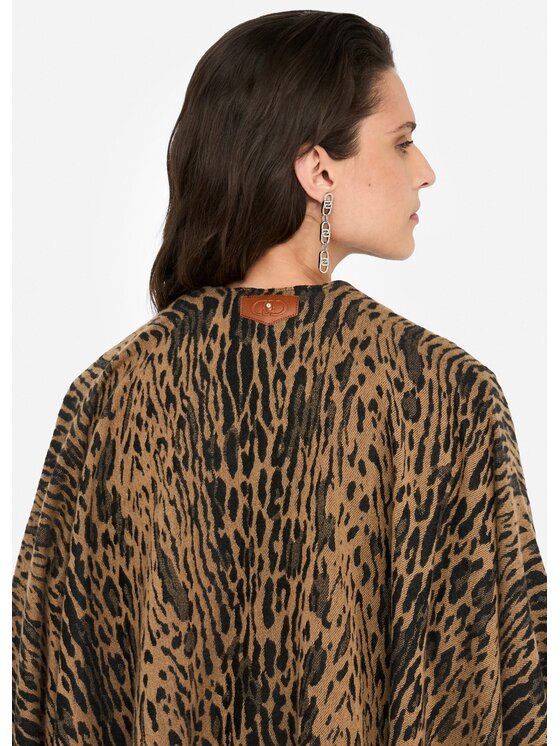 Liu Jo Liu Jo Poncho 2F5032T0300S19E1 Marrone Regular Fit