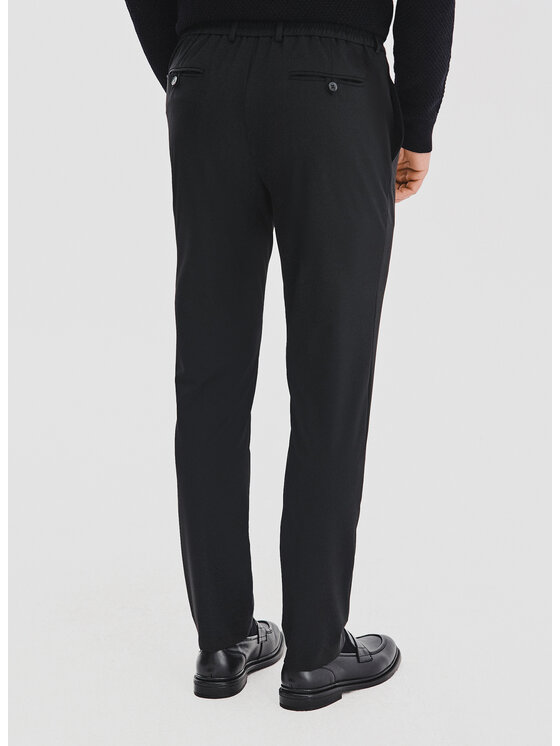 Pako Lorente Pako Lorente Spodnie materiałowe P25WF-WX-008 Czarny Slim Fit