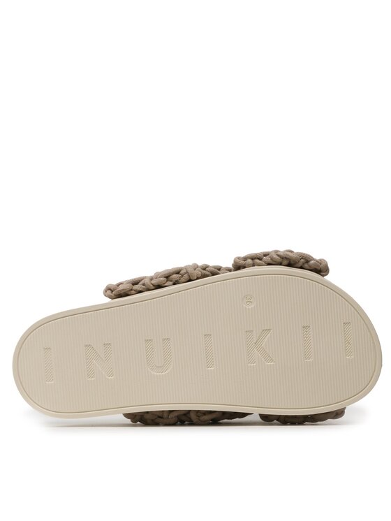 Inuikii Inuikii Klapki Woven Stones 70104-106 Brązowy