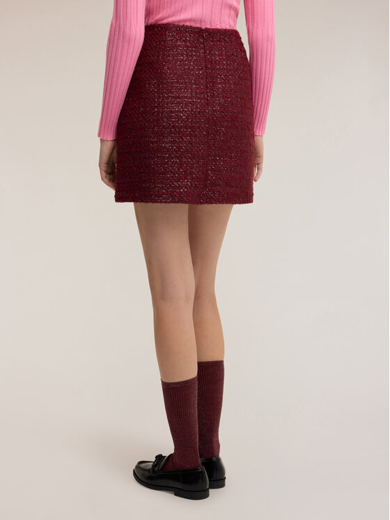 Motivi Motivi Minigonna 1006Q001167N0Z6 Bordeaux Regular Fit