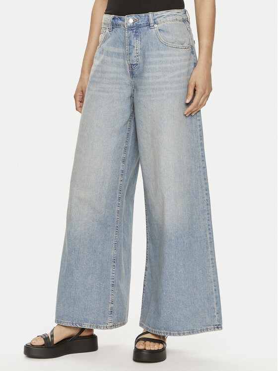 Gina Tricot Gina Tricot Τζιν 22036 Μπλε Wide Leg