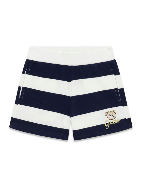 Guess Pantaloni scurți sport K6GD04 KBOR4 Bleumarin Regular Fit