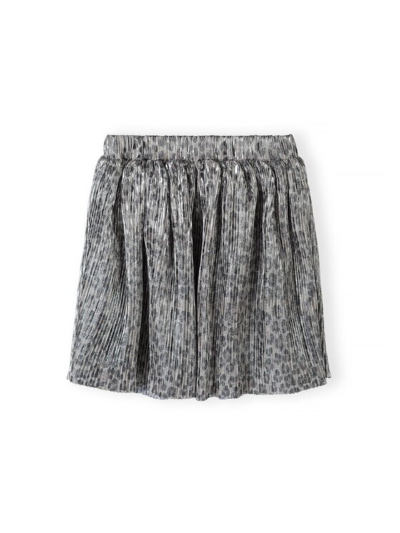 minoti minoti Spódnica plisowana 32SKIRT161 Srebrny Regular Fit
