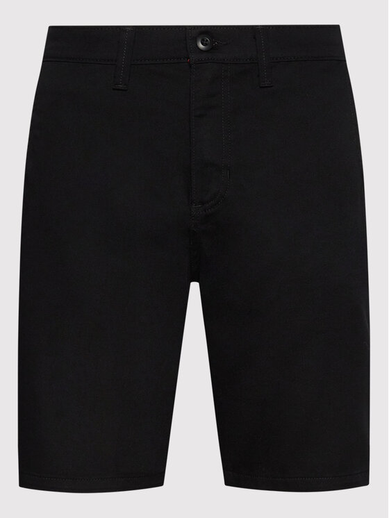 Vans Vans Bavlnené šortky Authentic VN0A5FJX Čierna Relaxed Fit