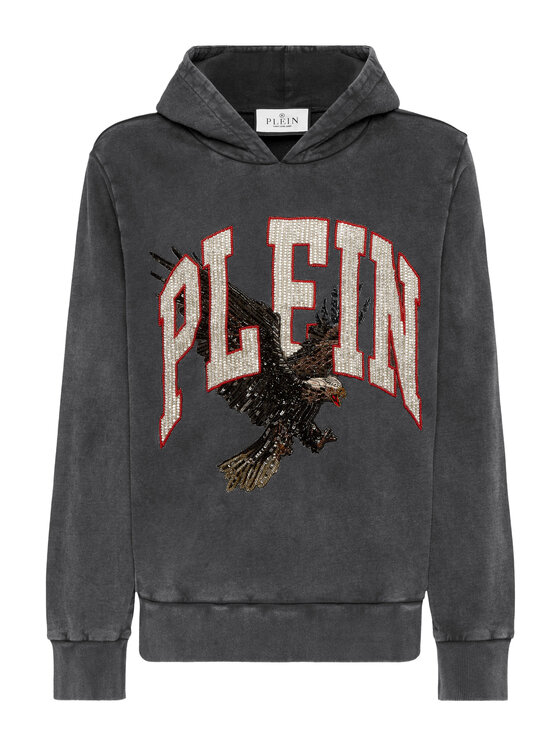PHILIPP PLEIN PHILIPP PLEIN Bluza 25957 Czarny Regular Fit