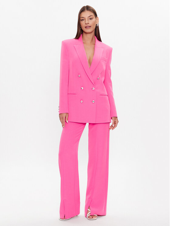 Chiara Ferragni Chiara Ferragni Stoffhose 74CBA147 Rosa Regular Fit