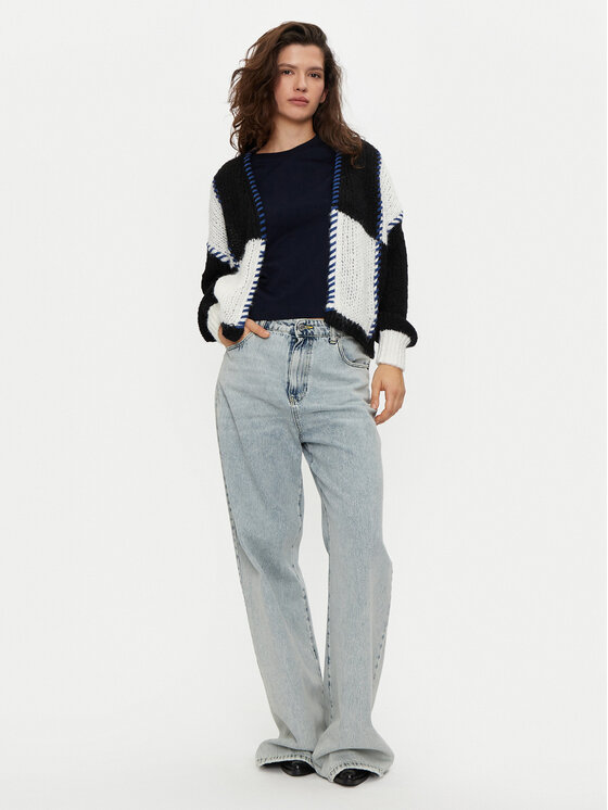 ONLY ONLY Kardigan Denise 15331399 Crna Relaxed Fit