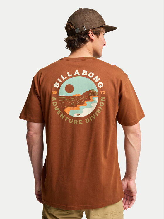 Billabong Billabong T-Shirt Rockies EBYZT00380 Hnědá Regular Fit
