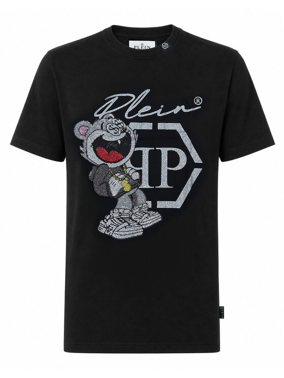 PHILIPP PLEIN PHILIPP PLEIN T-Shirt 31631 Černá Regular Fit