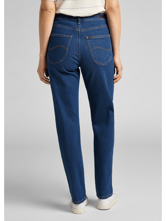 Lee Lee Jeansy CAROL Niebieski Regular Fit