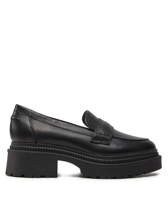 Loafers Guess Finda FLTFIN LEA14 Negru