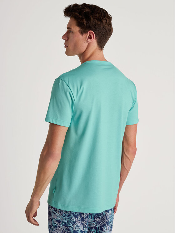 Calida Calida T-Shirt 14188 Niebieski Regular Fit