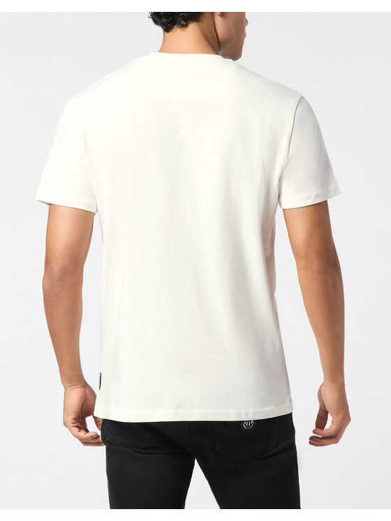PHILIPP PLEIN PHILIPP PLEIN T-Shirt 26151 Biały Regular Fit