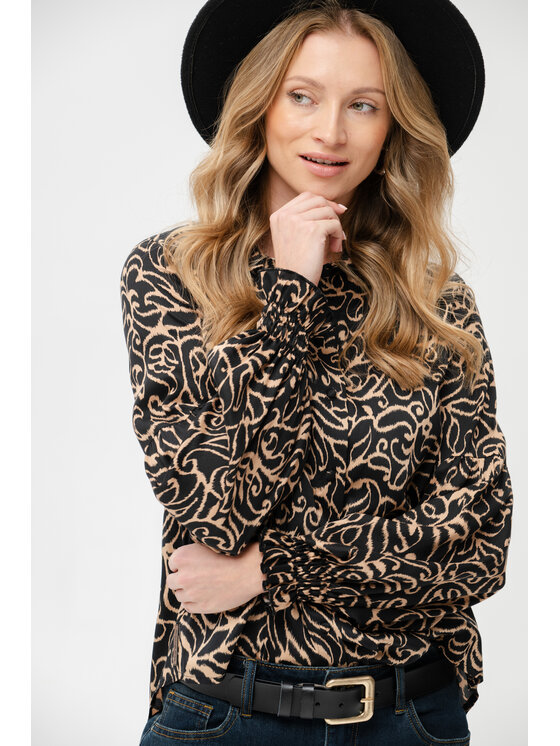 blue shadow blue shadow Koszula Lara 2 Czarny Regular Fit