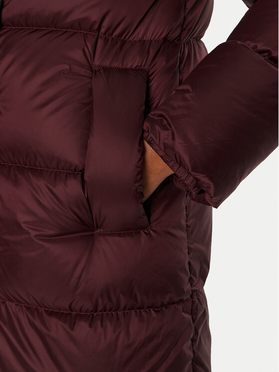 Hetregó Hetregó Пухено яке Karen 8N605 Бордо Regular Fit