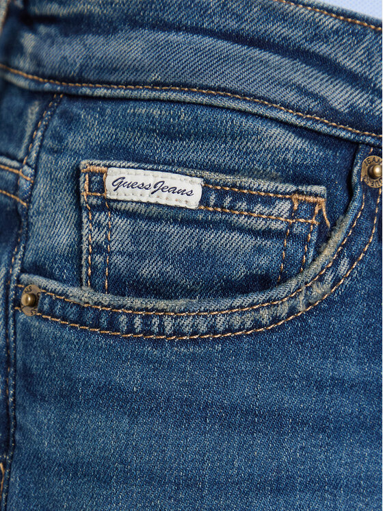 Guess Jeans Guess Jeans Jeansy W5BA98 D5RA3 Granatowy Regular Fit