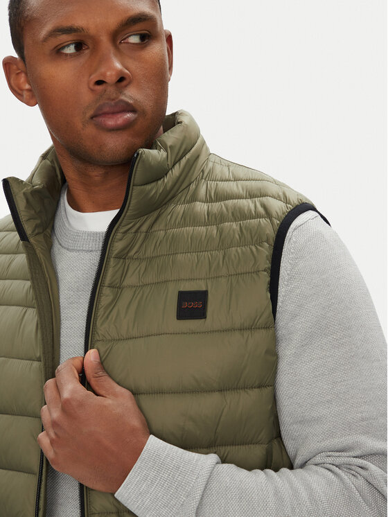 BOSS BOSS Prsluk Odeno2 50530966 Zelena Slim Fit