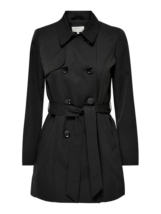 ONLY ONLY Trench 15191821 Negru Regular Fit