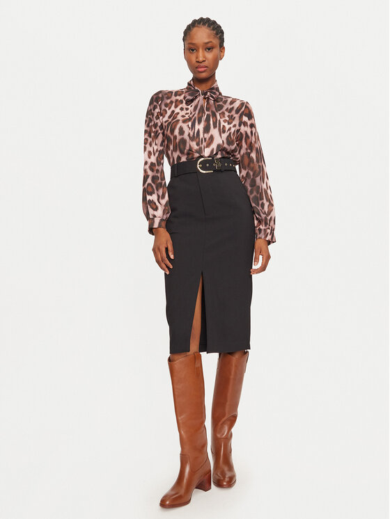 Rinascimento Rinascimento Suknja olovka 1000769148738 Crna Slim Fit
