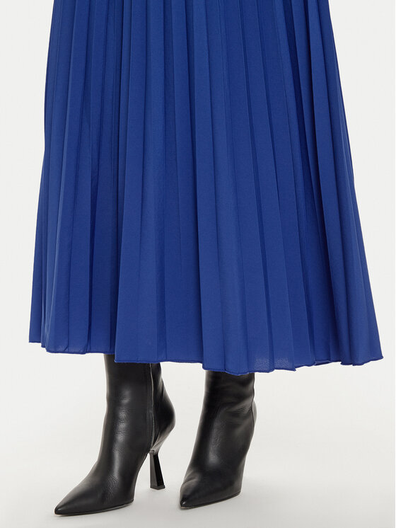 Vero Moda Vero Moda Plisovaná sukňa Soma 10316237 Modrá Regular Fit