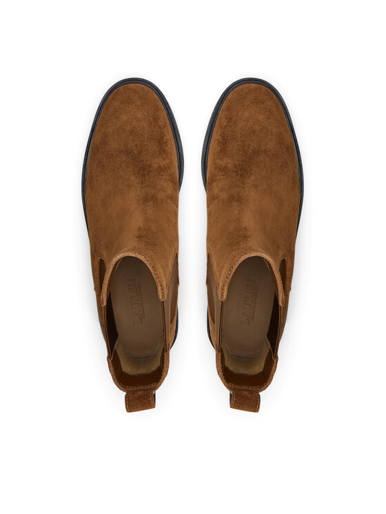 LAUREN RALPH LAUREN LAUREN RALPH LAUREN Gležnjarji Chelsea 802951237001 Rjava