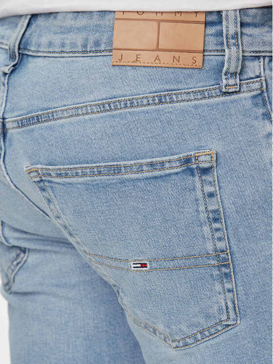 Tommy Jeans Tommy Jeans Džínsové šortky Scanton DM0DM18798 Modrá Slim Fit