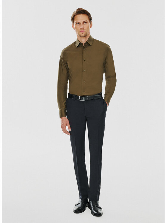 Pako Lorente Pako Lorente Koszula P24WF-1X-039 Zielony Slim Fit