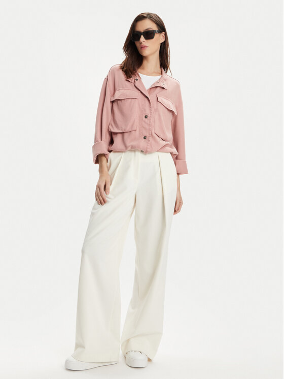 ONLY ONLY Demisezoninė striukė Kenya 15308202 Rožinė Regular Fit